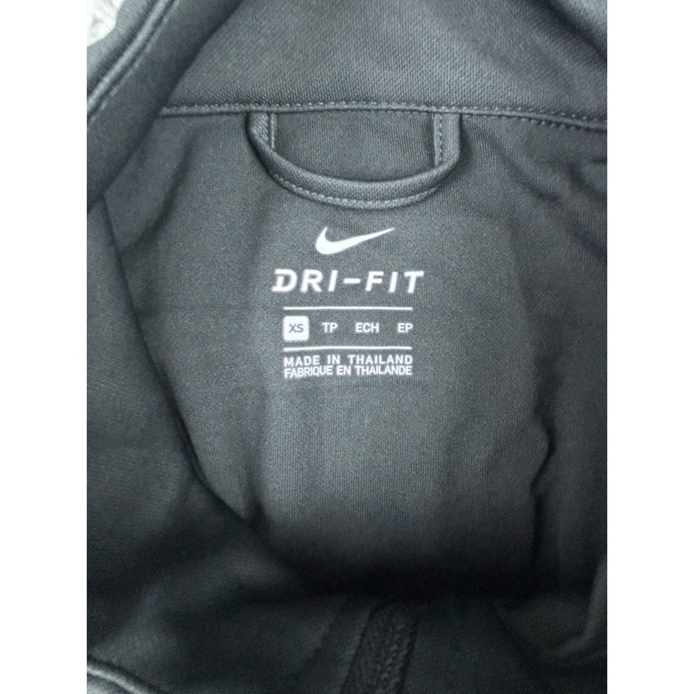 Nike Jacket Womens Small Black Dri FIT Training Full Zip Running Gym Embroidered - Picture 8 of 9